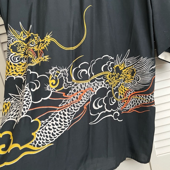 Japanese Kimono - Made in Japan - Handprinted - Size 35 - Picture 7 of 10